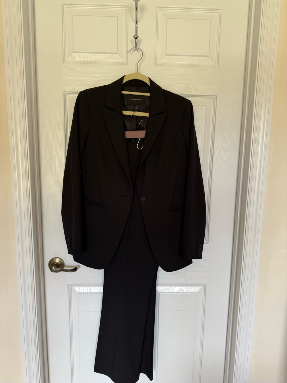 Banana Republic Women's Black Two-Piece Pantsuit Blazer & Trousers